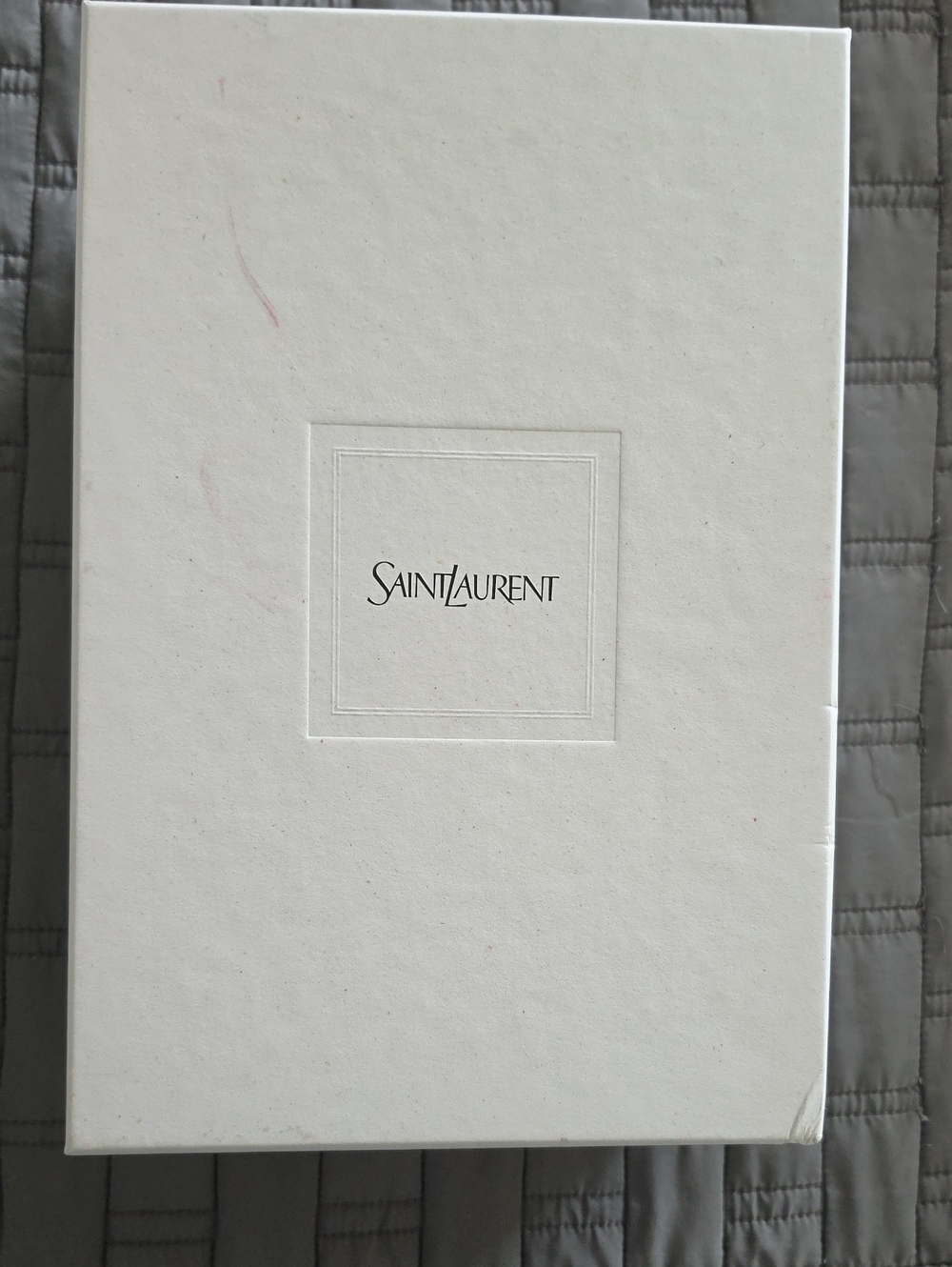 Saint Laurent White Box with Embossed Logo